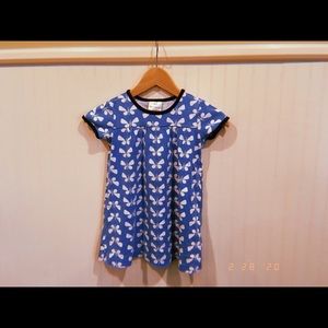 Hanna Andersson butterfly swing play dress sz 110